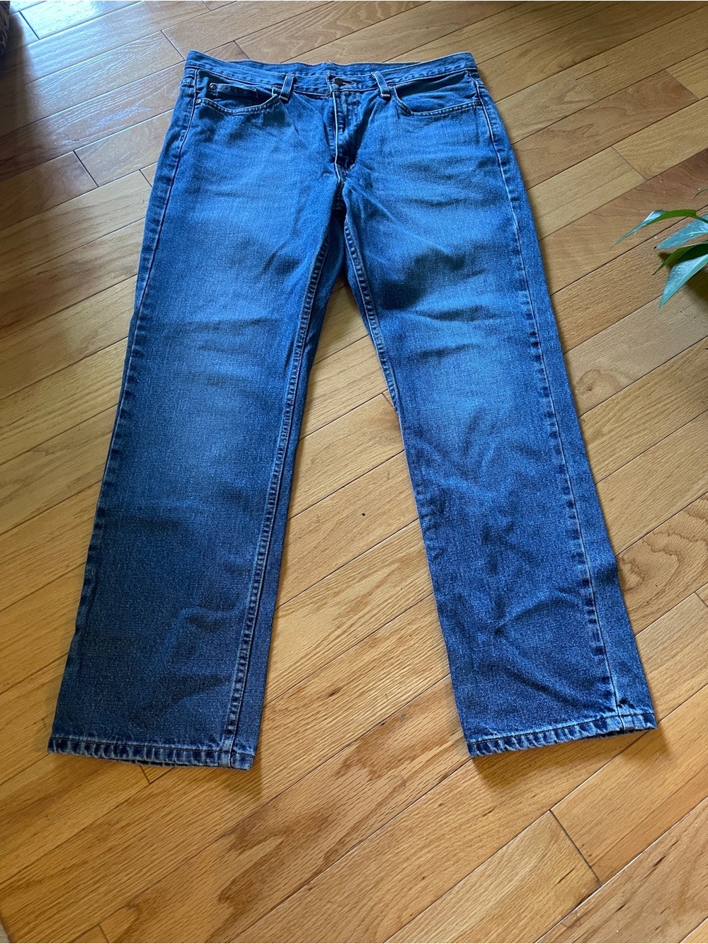 Faded Glory Men's Denim Blue Straight Jeans / 34x30